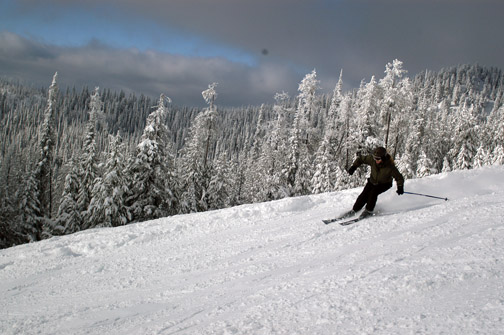 Skiing at Snowbowl, Montana